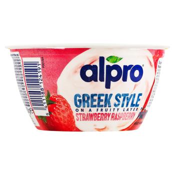 Продукт соєвий Alpro Грецький стиль з полуницею та малиною 150г - купити, ціни на Чудо Маркет - фото 2