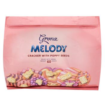 Grona Melody Crackers with Poppy Seeds 60g - buy, prices for NOVUS - photo 1