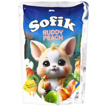 Соковый напиток Sofik со вкусом персика 200мл - купить, цены на Торба - фото 1