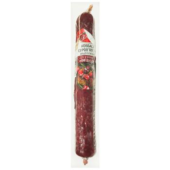 Makogon Raw Cured Sausage with Dried Cherry High Grade - buy, prices for Supermarket "Kharkiv" - photo 1