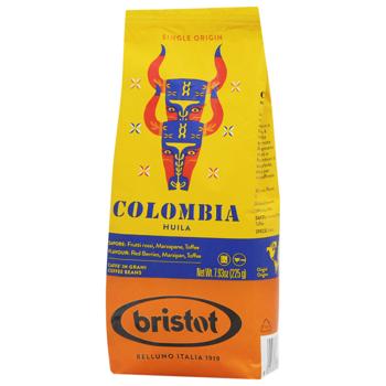 Bristot Colombia Coffee Beans 225g - buy, prices for ULTRAMARKET - photo 1