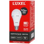 Luxel Autonomous LED Lamp А60 10W E27 4000K 060-NEL