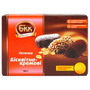 Пирожные БКК Бисквитно-кремовые 180г - купить, цены на КОСМОС - фото 3