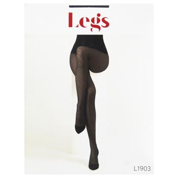 Колготки Legs Spirale Pois Nero жіночі 4р L1903