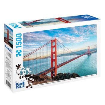 Пазл Puzzleville Мост Золотые ворота, Сан-Франциско, США 1500 элементов - купить, цены на NOVUS - фото 1