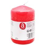 Actuel Cylindrical Red Candle 6.8*10cm