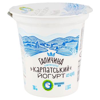 Йогурт Галичина Карпатский без сахара 3% 280г