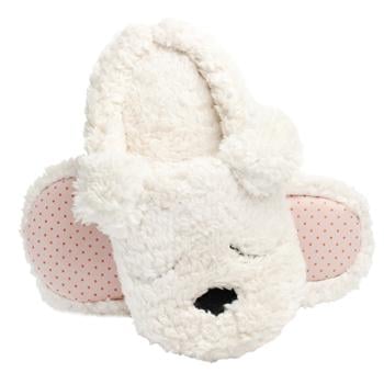 Twins HS-LUX ANIMALS Bear Women's Half-Boot Slippers s.38-39 White