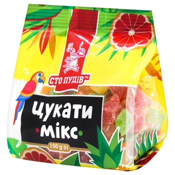 Цукаты Сто пудов Микс 150г - купить, цены на Auchan - фото 1