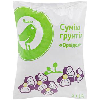 Auchan Soil Mixture For Orchids 1l - buy, prices for - photo 1