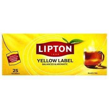 Чай чорний Lipton Yellow Label 2г*25шт - купити, ціни на За Раз - фото 2