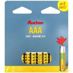 Батарейки Auchan LR03 AAA 10шт
