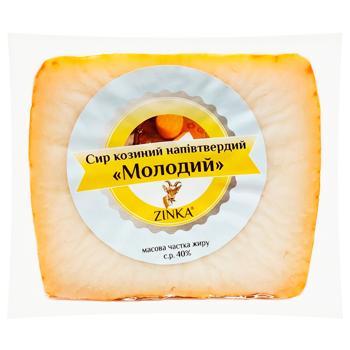 Zinka Semi-Hard Young Goat Cheese 40% - buy, prices for Biotus - photo 1