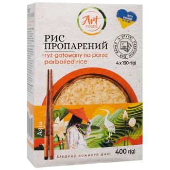 Art Foods Parboiled Rice 4*100g - buy, prices for Chudo Market - photo 1
