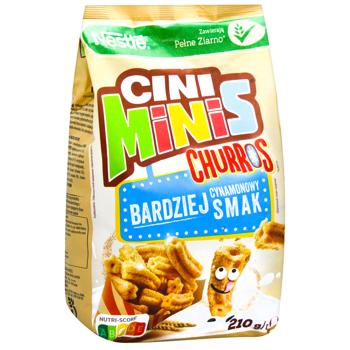 Сніданок сухий NESTLÉ® CINI MINIS® Churros з вітамінами та залізом 210г - купити, ціни на Чудо Маркет - фото 2