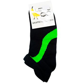 Let`s Go Men's Medium Black Socks s.25 - buy, prices for Vostorg - photo 1