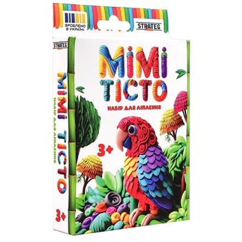 Набор для лепки Strateg Мими тесто Попугай - купить, цены на КОСМОС - фото 1