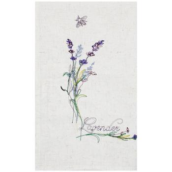 Рушник Волтекс-Меланж Лаванда 70х40см - купити, ціни на Auchan - фото 1