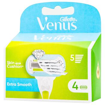 Gillette Venus Embrace replaceable shaving cartridges 4pcs - buy, prices for ULTRAMARKET - photo 2