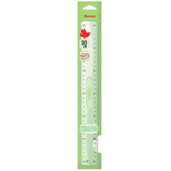 Auchan Plastic Ruler with Handle 30cm in assortment - buy, prices for - photo 4