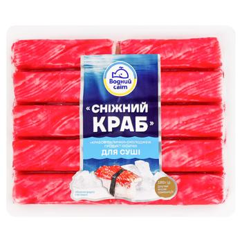 Крабовые палочки Водный Мир Снежный краб для суши охлажденные 180г - купить, цены на Grono - фото 1