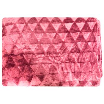 Плед Colorful Home Треугольник флис 200x220см в ассортименте - купить, цены на Cупермаркет "Харьков" - фото 2