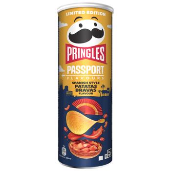 Pringles Passport Spanish Style Potato Chips with Patatas Bravas Flavour 165g - buy, prices for Supermarket "Kharkiv" - photo 1