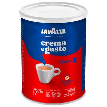 Кофе молотый Lavazza Crema E Gusto 250г - купить, цены на ULTRAMARKET - фото 1