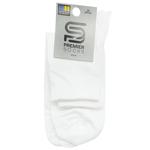 Носки Premier Socks мужские средние р.25 белый