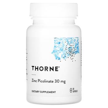 Thorne Research Zinc Picolinate 30mg 60 capsules - buy, prices for Biotus - photo 1