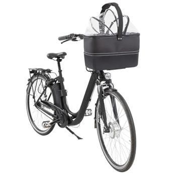 Trixie Basket for Bicycle Handlebar корзина на велосипед для собак 41x47x29 см - чорний - купить, цены на MasterZoo - фото 6