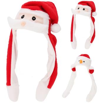 Koopman Santa/Snowman Flexible Hat 66cm in assortment