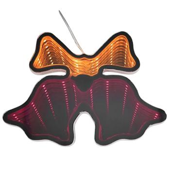 Прикраса новорічна Дзеркало з ефектом нескінченності 7x15см