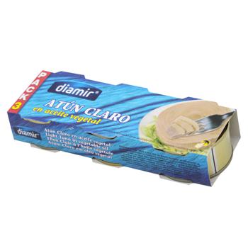 Diamir Yellowfin Tuna in Sunflower Oil 3pcs x 85g - buy, prices for MegaMarket - photo 2