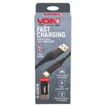 Кабель Voin USB-microUSB 3А 2м червоний