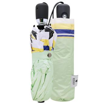 Krago Women's Fully Automatic Umbrella Green with Stripes - buy, prices for NOVUS - photo 1