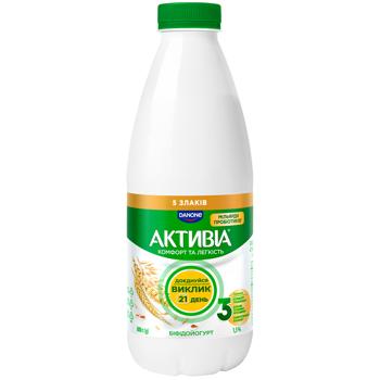 Aktivia 5 Cereals Bifidoyogurt 1.5% 800g - buy, prices for Chudo Market - photo 1