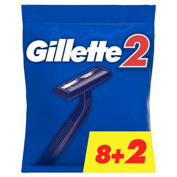 Бритвы одноразовые Gillette 10шт - купить, цены на - фото 2