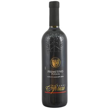 Contri Spumanti Primitivo Puglia Terra Aprica Red Dry Wine 13% 0.75l - buy, prices for Vostorg - photo 1