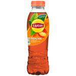 Чай холодний чорний Lipton Персик 0,5л