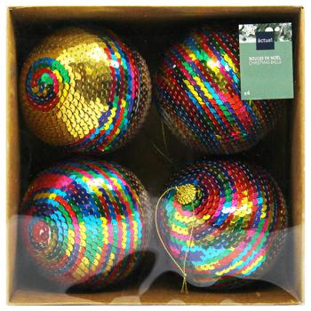 АСТ/НАБ КУЛЬ 10СМ 4ШТ ПАЄТКИ - купить, цены на Auchan - фото 2