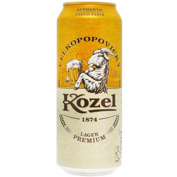 Пиво Kozel Premium Lager светлое фильтрованное 4,6% 0,5л - купить, цены на За Раз - фото 1