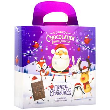 Адвент-календар Millennium Chocolatier Merry Christmas 250г - купити, ціни на Auchan - фото 2