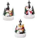 Koopman Winter Landscape Figurine with LED Lighting 8х11x15cm in assortment