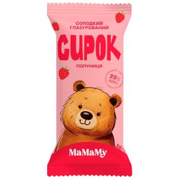 MaMaMu Strawberry Flavored Glazed Curd Snack 23% 36g - buy, prices for Grono - photo 1