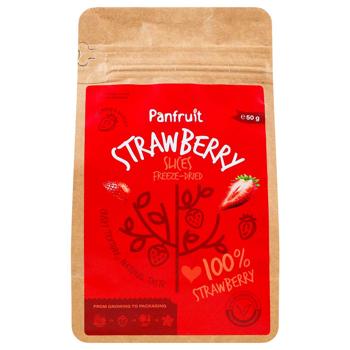 Panfruit Freeze-dried Strawberry Slices 50g