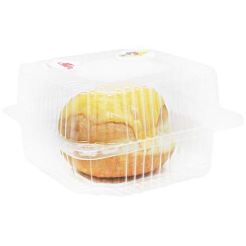 Auchan Mango Glazed Donut with Mango Maracuja Filling 80g - buy, prices for Auchan - photo 3
