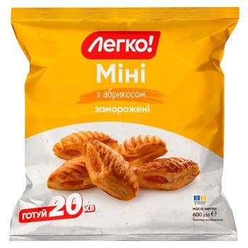 Legko! Mini Frozen Puff Pastry with Apricot 600g - buy, prices for Auchan - photo 1