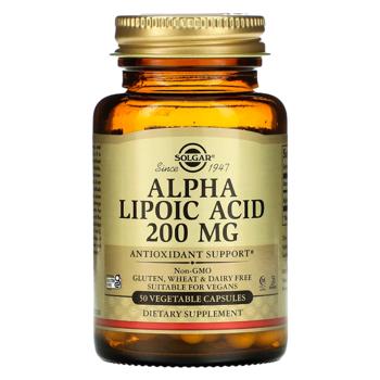 Solgar Alpha-Lipoic Acid 250mg 50 capsules - buy, prices for Biotus - photo 1