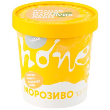 Honey Pineapple, Mango, Passion Fruit and Lime Vegan Ice Cream 400g